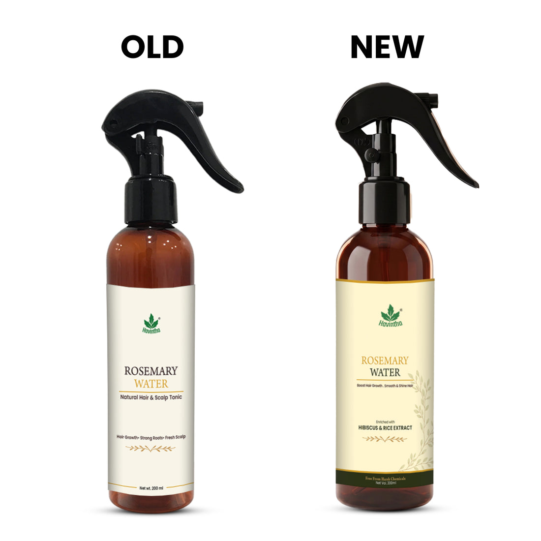 Havintha Natural Rosemary Water Spray 200ml | Rosemary Hair Mist for Stronger, Shiny &amp; Healthy Hair