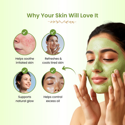 Havintha Cucumber Powder Natural Face Pack for Glowing Skin, 100g | Made from premium-quality cucumber, finely processed to retain its natural properties.