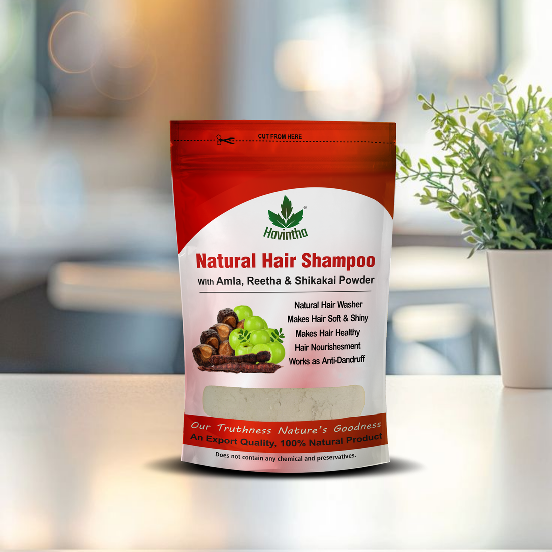 Amla Reetha Shikakai Powder Natural Hair Shampoo for Hair - 227 Grams