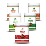 Havintha Amla Reetha Shikakai Bringraj & Hibiscus Powder For Hair - Each 250 Grams (Combo Pack of 5)