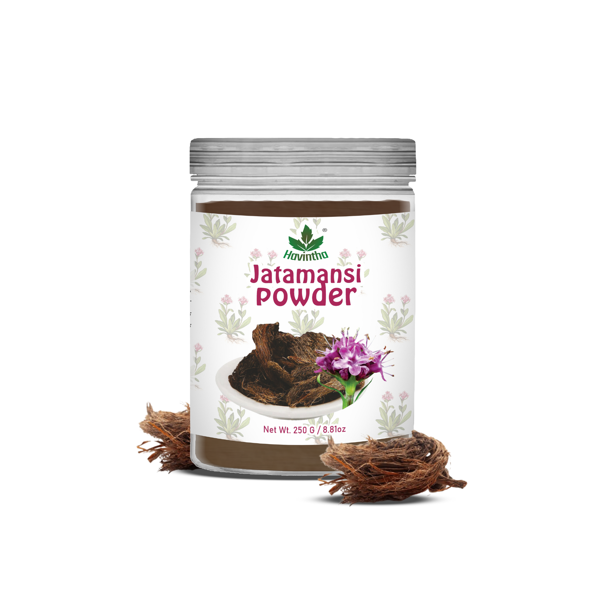 Havintha Natural Jatamansi Powder | For Strong Hair | 250 Grams (JAR)