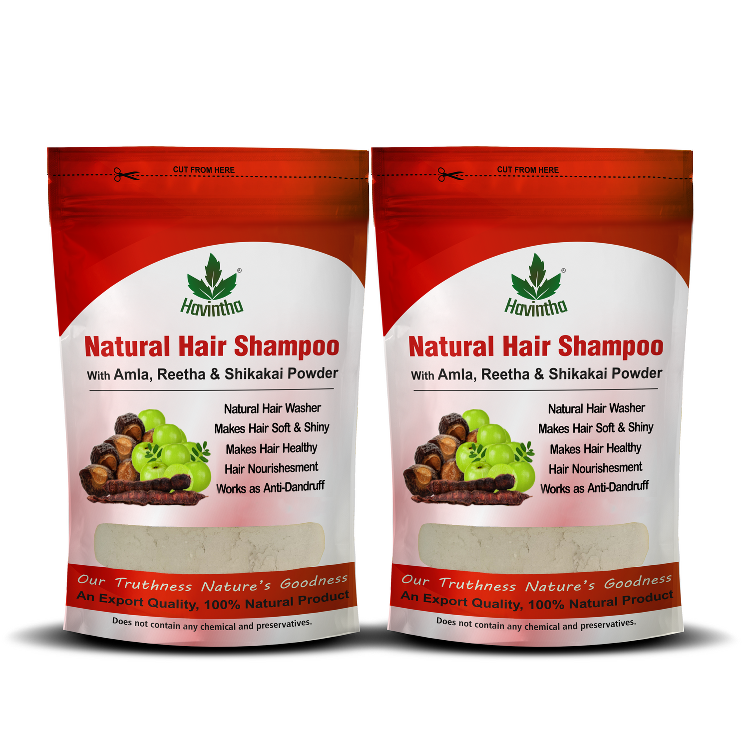 Amla Reetha Shikakai Powder Natural Hair Shampoo for Hair - 227 Grams