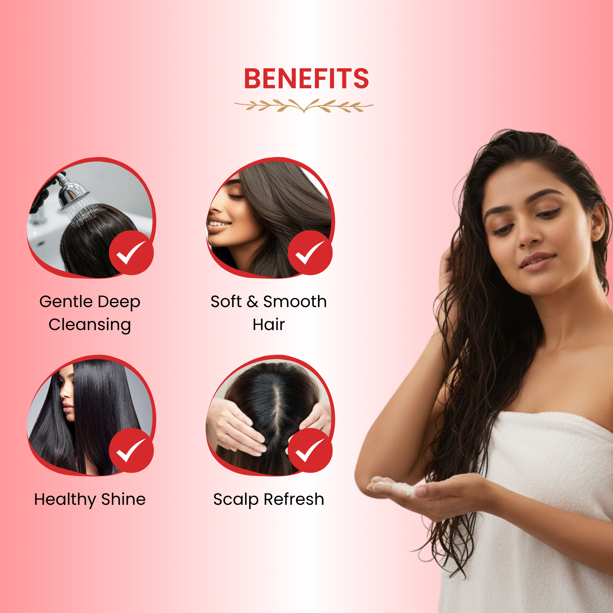 Amla Reetha Shikakai Powder Natural Hair Shampoo for Hair - 227 Grams