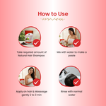 Amla Reetha Shikakai Powder Natural Hair Shampoo for Hair - 227 Grams