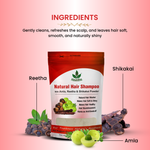 Amla Reetha Shikakai Powder Natural Hair Shampoo for Hair - 227 Grams