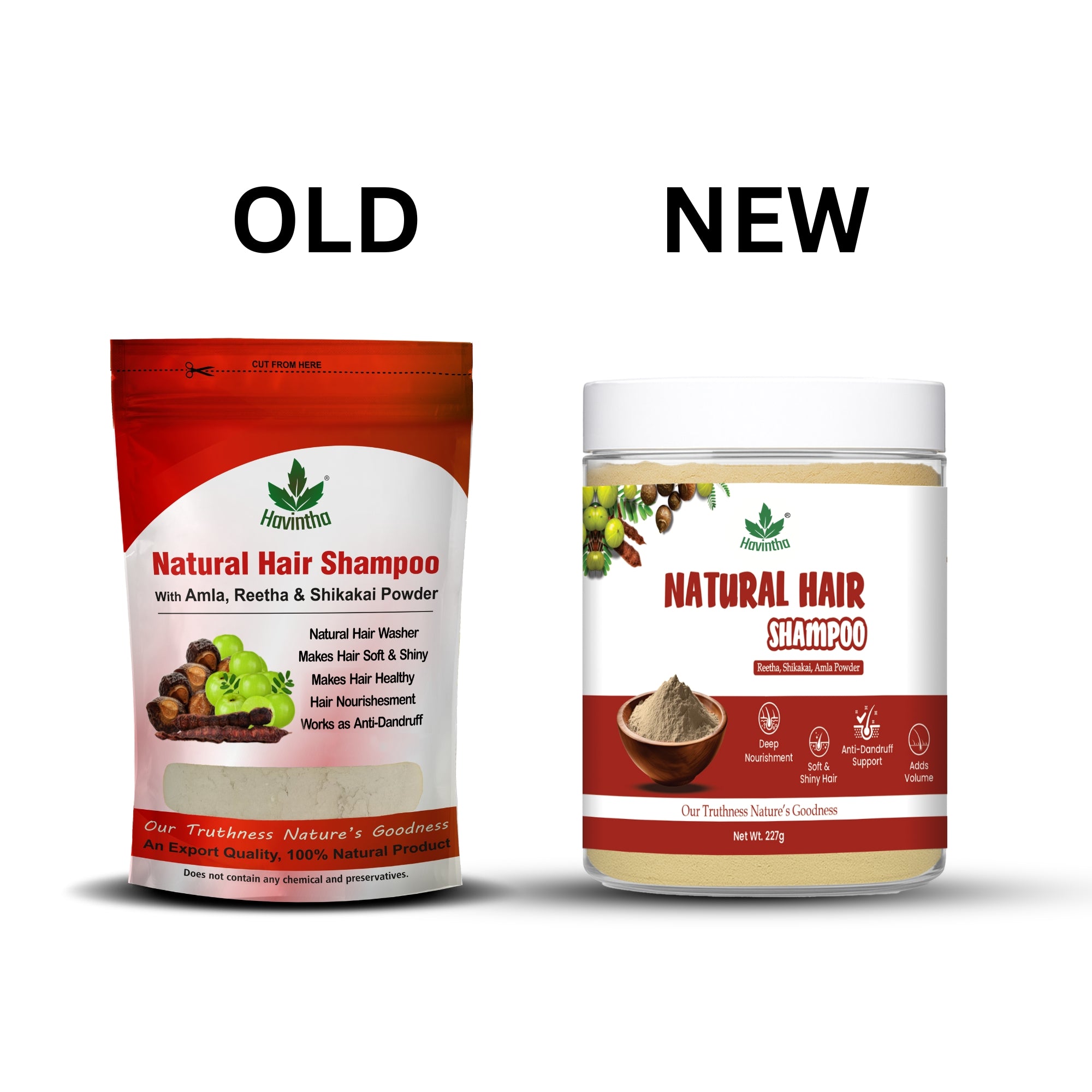 Amla Reetha Shikakai Powder Natural Hair Shampoo for Hair - 227 Grams