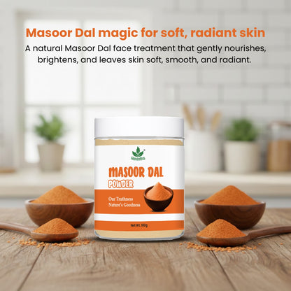 Havintha Masoor Dal Powder 100g | Natural Red Lentil Face Pack | Skin Glow &amp; Care