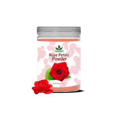 Havintha Natural Rose Petals Powder | For Skin Brightening | 250 Grams (JAR)