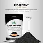 Havintha Kalonji Powder 227g | Chemical-Free Black Seed Powder for Hair Strength, Split Ends Repair & Daily Wellness