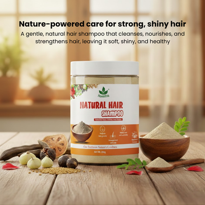 Havintha Natural Hair Shampoo 250g | Hair Fall Control | Herbal Formula with Methi, Amla, Reetha &amp; Shikakai