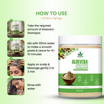 Natural Aloevera Powder Shampoo | for Oily Hair | Men & Women (227g)