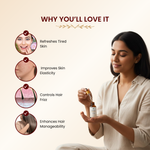 Havintha Pure and Organic Mandarin Essential Oil for Hair Care , Acne & Wrinkles and Aromatherapy-15 ml.