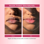 Havintha Organic Beetroot Lip Balm For Natural Pink Lips 10gm | Lip Balm for Dry and Chapped Lips | For Women & Men