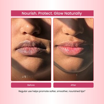 Havintha Natural Beetroot Lip Balm 10g | Natural Lip Balm for Soft, Pink Lips | For Men &amp; Women