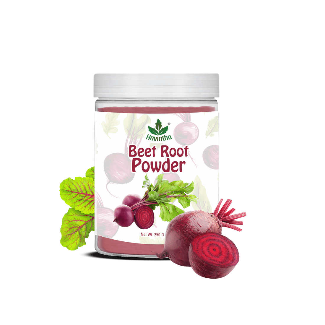 Havintha Beet Root Powder for Face | For Glowing Skin | Natural Skin Care | 250 Grams (JAR)