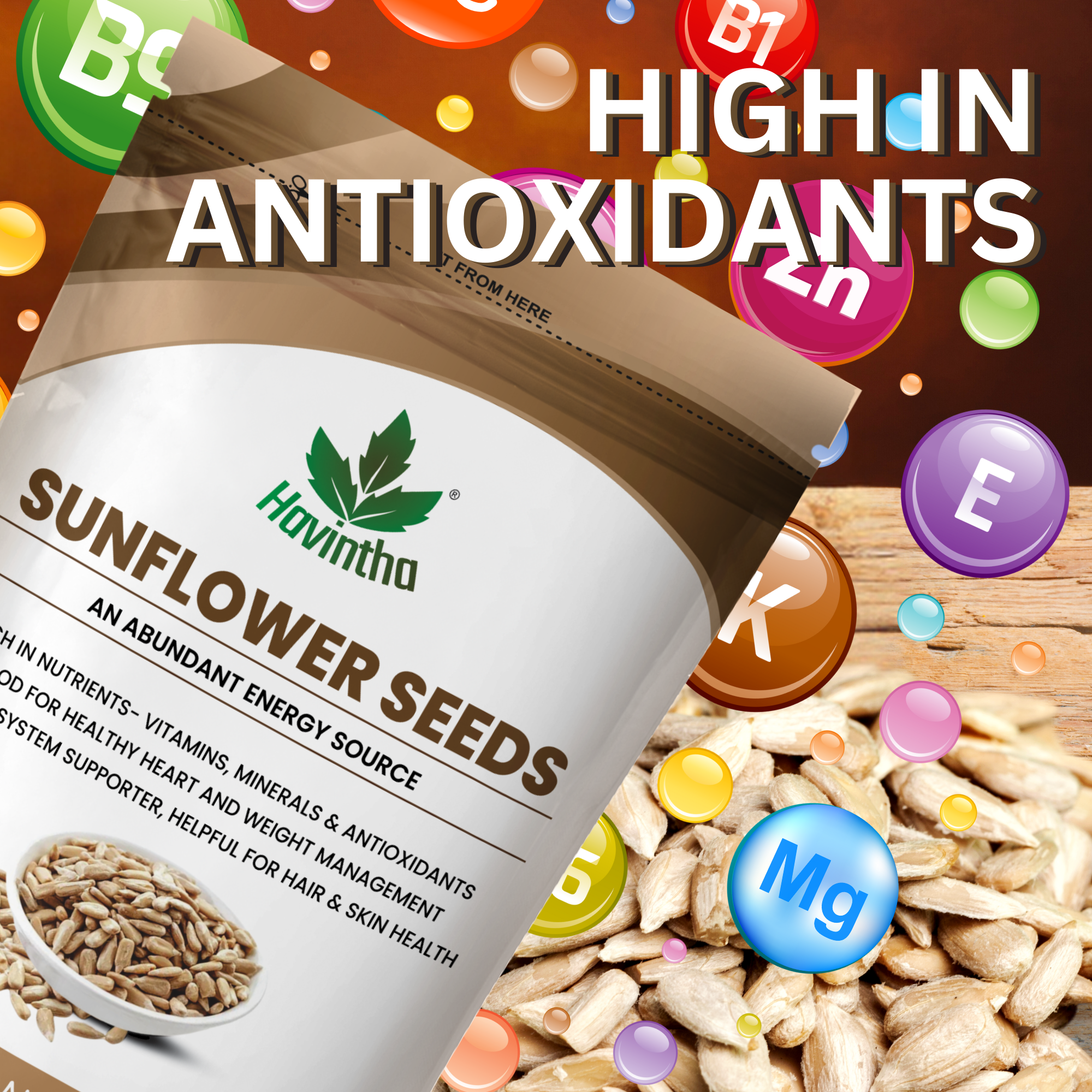 Havintha Natural Sunflower Seed - 227gm