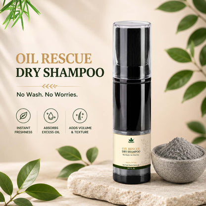 Havintha Oil Rescue Dry Shampoo for Oily Hair &amp; Scalp – No White Cast &amp; Instantly Volume (8 g)