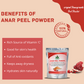 Havintha Natural Anar Chilka Powder | Pomegranate Peel Powder for Skin Care - 227gm