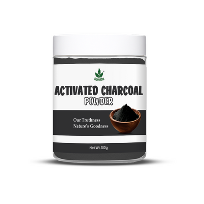 Havintha 100% Natural Activated Charcoal Powder for Skin, Face Pack, Removes Dead Skin and Natural Detoxifier for Your Body, 100 g