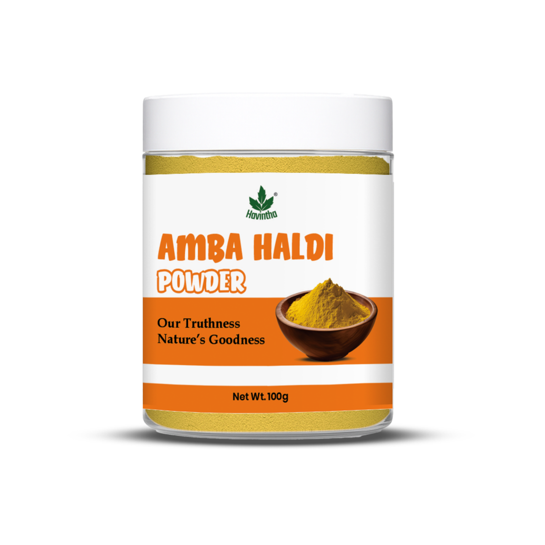 Havintha Wild Turmeric Powder for Face | Amba Haldi | Promotes Glowing Skin - 100 Grams