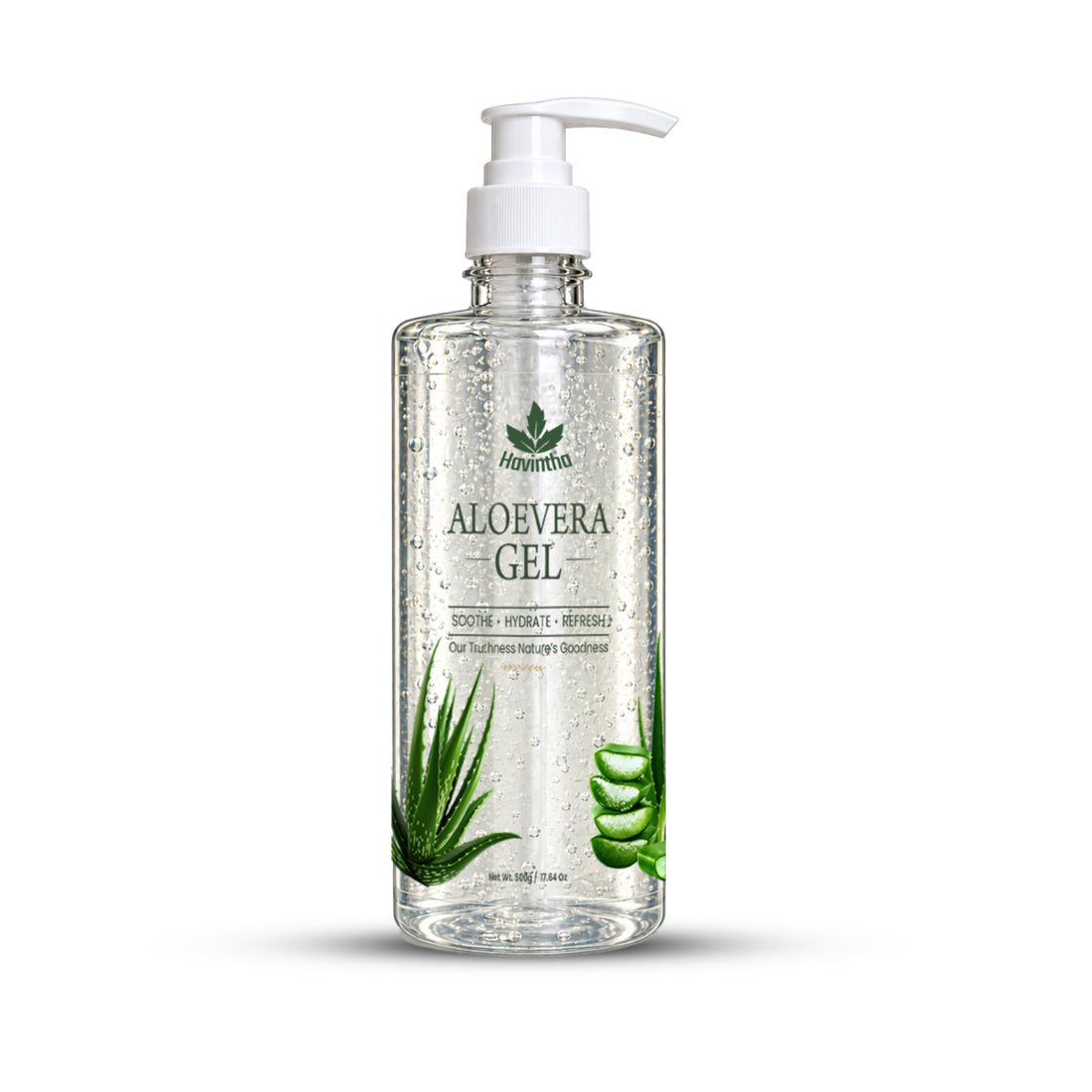 Havintha Aloe Vera Gel 500g | Moisturizing, Hair Care, Sunburn Relief &amp; Skin Hydration