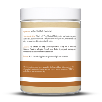 Havintha Natural Multani Mitti Powder | Natural Face Pack &amp; Skin Care | 250 Grams (JAR)