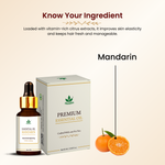 Havintha Pure and Organic Mandarin Essential Oil for Hair Care , Acne & Wrinkles and Aromatherapy-15 ml.