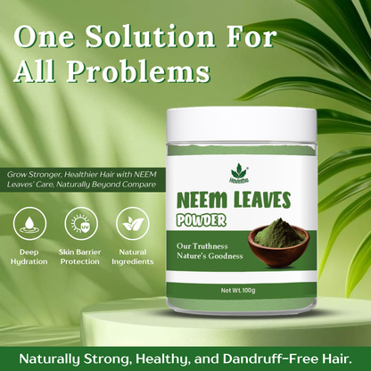 Havintha Natural Neem Powder | For Antioxidant Benefits | For Hair &amp; Skin Care | 100 Grams (JAR)