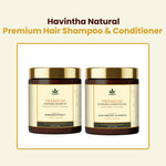 Havintha Premium Shampoo & Conditioner Combo with Shikakai, Aloe Vera & Keratin, 200g Each