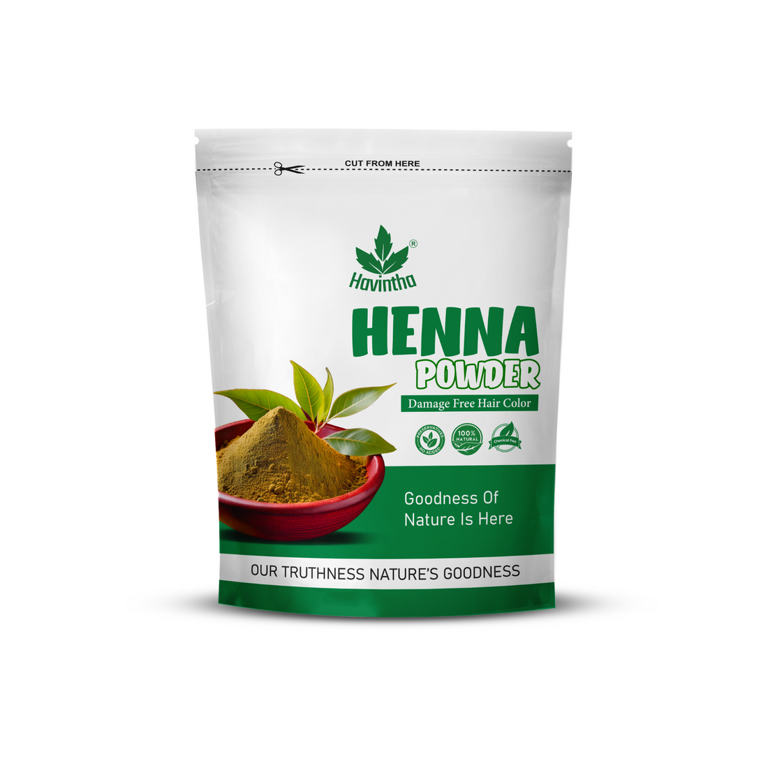 Natural Lawsonia Inermis Henna Powder for Hair Product 200gm