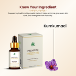 Havintha Natural Kumkumadi Oil - Organic Facial Oil for Brightening, Hydrating and Nourishing Your Skin - Kumkumadi Taila - 15ML