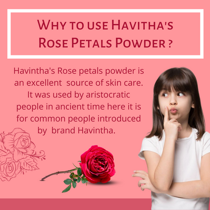 Rose Petals Powder For Natural Face Packs &amp; Facial Mask Formulations 100gm