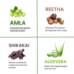 Natural Aloevera Powder Shampoo | for Oily Hair | Men & Women (227g)