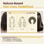 Havintha Premium Shampoo & Conditioner Combo with Shikakai, Aloe Vera & Keratin, 200g Each