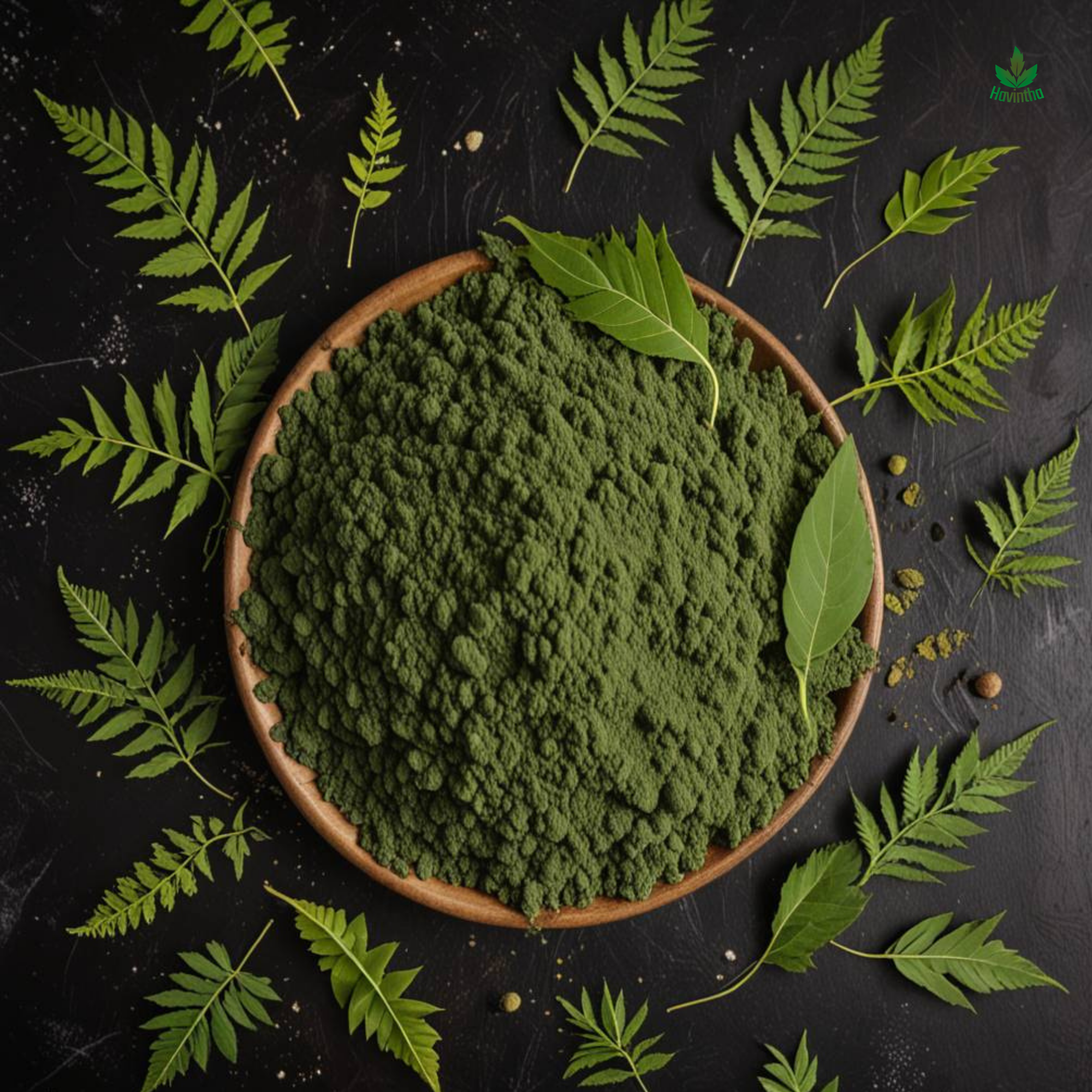 Havintha Natural Neem Powder | For Antioxidant Benefits | For Hair &amp; Skin Care | 250 Grams (JAR)