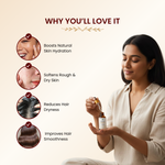Havintha Rose Essential Oil For Hair, Skin and Stress Reduction | Pure and Organic Aroma - 15 ml.