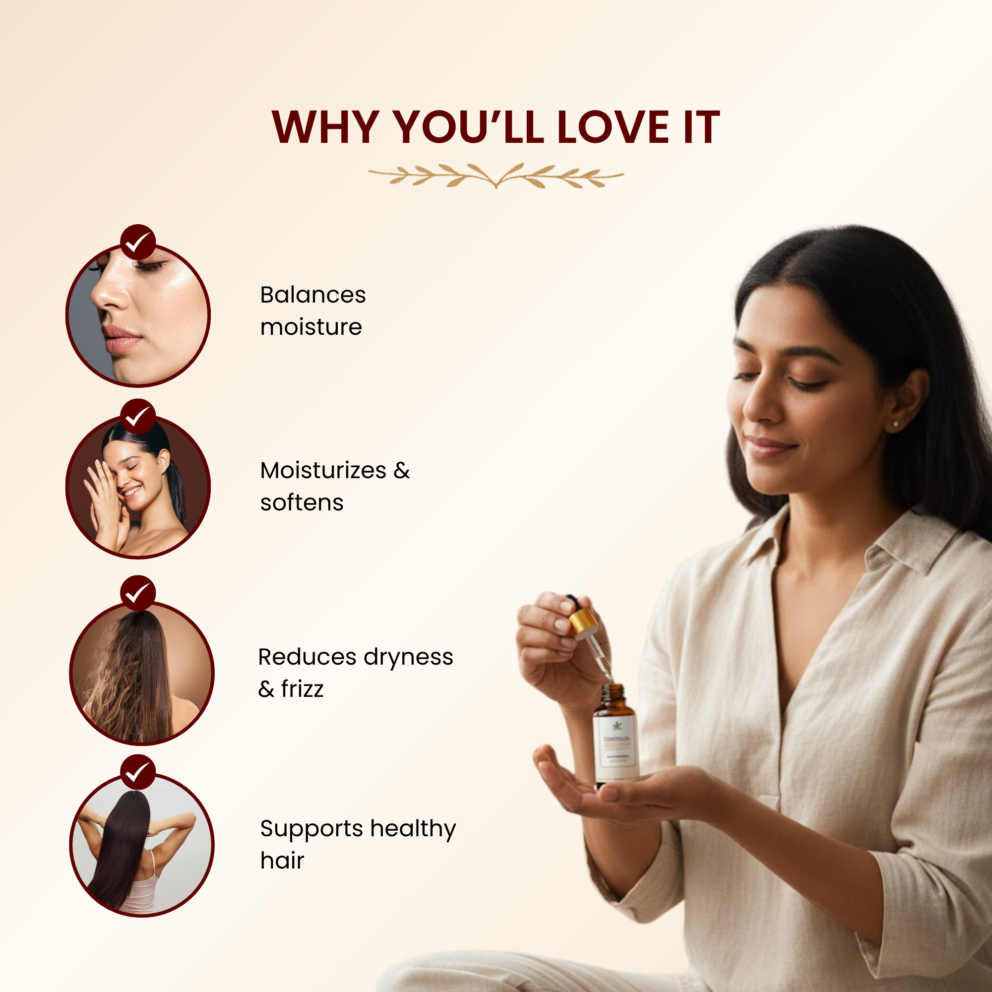 Havintha Pure and Organic Jasmine Essential Oil for Skin, Hair and Aromatherapy - 15 ml.