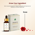 Havintha Rose Essential Oil For Hair, Skin and Stress Reduction | Pure and Organic Aroma - 15 ml.