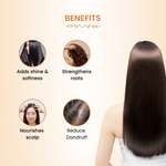 Natural Hair Shampoo with Methi Dana, Amla, Reetha & Shikakai – Fights Hair Fall & Promotes New Hair Growth |Men & Women (227g)