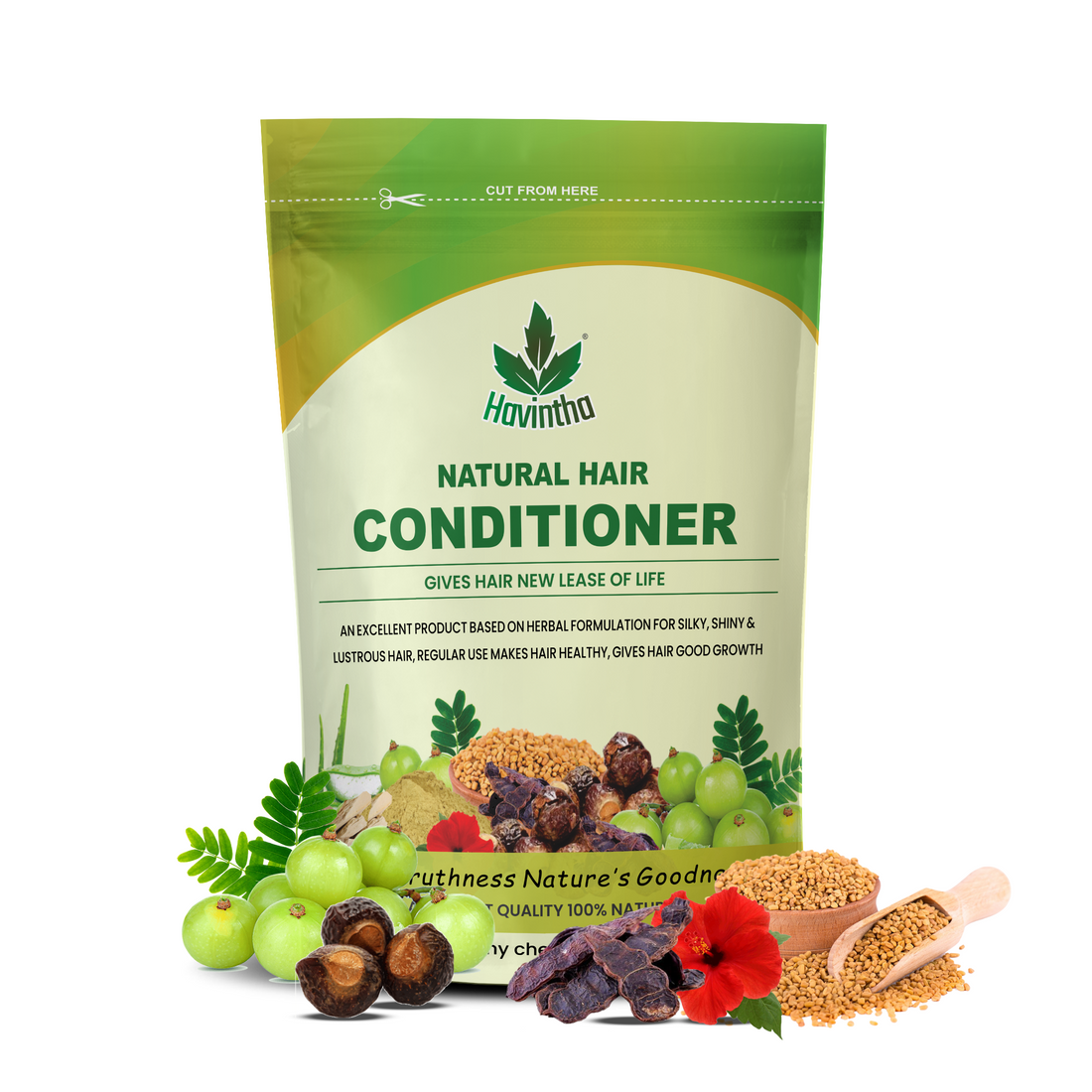 Havintha Natural Hair Conditioner | For Hair Growth | All Hair Types -227 gm