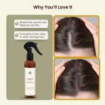 Havintha Natural Rosemary Water Spray for Hair Growth, Reduce Hairfall (200 ml) | Rosemary Hair Mist | Adds Shine, Strengthens & Nourishes Hair | For Men & Women, All Hair Types