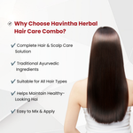 Havintha Amla, Reetha, Shikakai, Bhringraj and Hibiscus powder for Hair care (each 50 gram )
