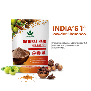 Natural Hair Shampoo with Methi Dana, Amla, Reetha & Shikakai – Fights Hair Fall & Promotes New Hair Growth |Men & Women (227g)