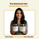 Havintha Premium Shampoo & Conditioner Duo 200g Each | Anti Hair Fall, Anti Dandruff, Frizz Control & Moisture Lock | Herbal Shampoo + Conditioner with Shikakai, Aloe Vera, Methi, Spirulina & Keratin