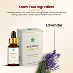Havintha Pure and organic Lavender essential oil for skin care, hair care and healing injuries-15ml