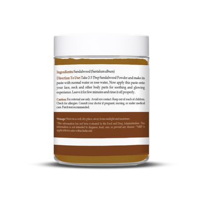 Havintha Pure and Natural Sandal Wood Powder for Skin Care ,Face Wash - 100 gm.
