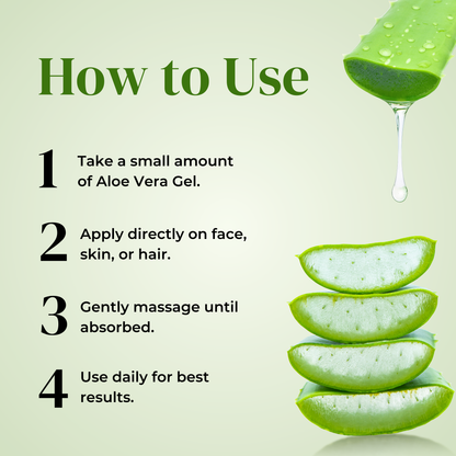 Havintha Natural Aloe Vera Gel (500gm) for Skin Moisturizing, Hair Conditioning &amp; Sunburn | Gel for Face, Hair, Acne, Pimples, Dry Skin &amp; Scalp Care | Soothing &amp; Hydrating Aloe Gel for Glowing Skin