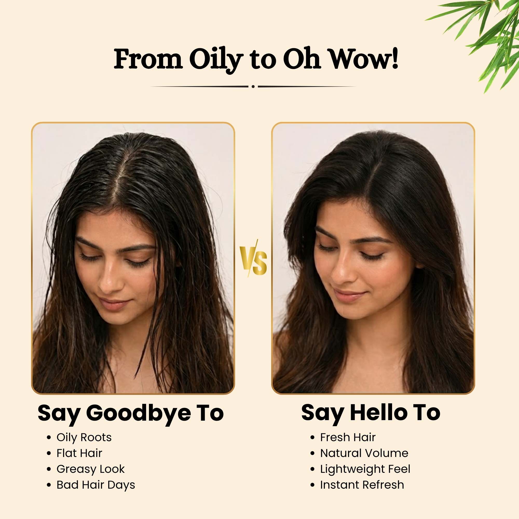 Havintha Oil Rescue Dry Shampoo for Oily Hair &amp; Scalp – No White Cast &amp; Instantly Volume (8 g)