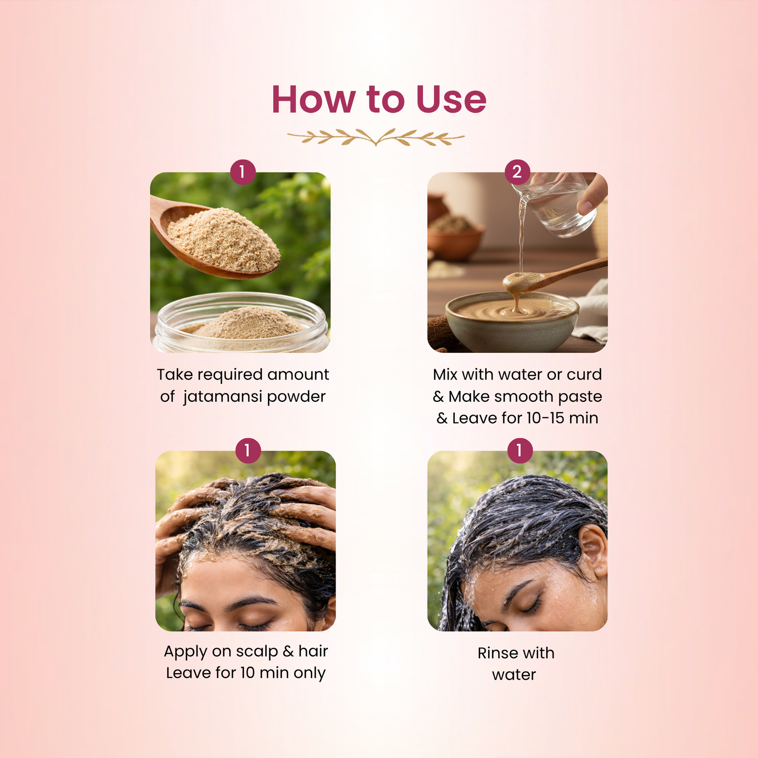 Havintha Natural Jatamansi Powder | For Strong Hair | 80 Grams (JAR)