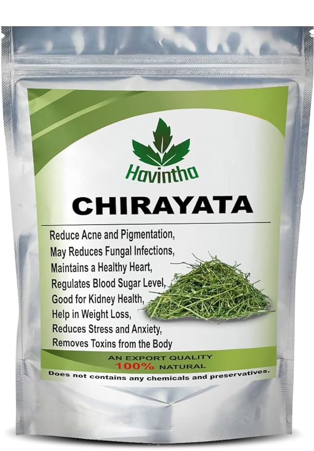 Havintha Natural Raw Chirayata (Chiretta) - Swertia Chirata - 100gm